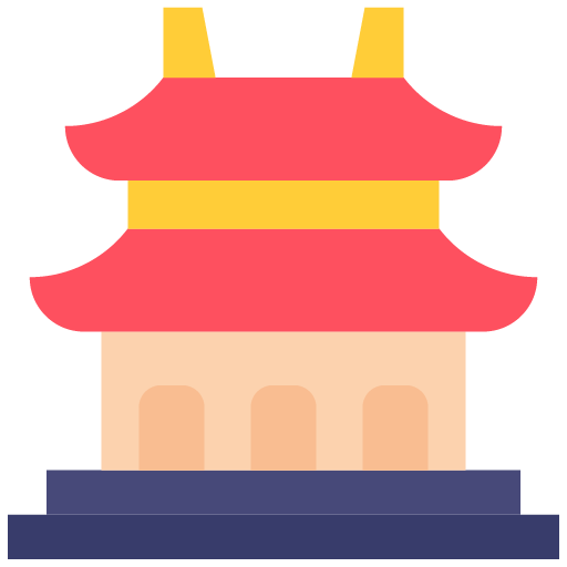 Imagen de un templo chino y su título alude a la capital de China.